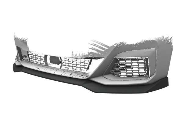 CSR Frontspoiler | Cup-Spoilerlippe mit ABE für BMW 5er G30/G31 M-Paket LCI CSL646-C Carbon Look Hochglanz (keine Lackierung erforderlich)