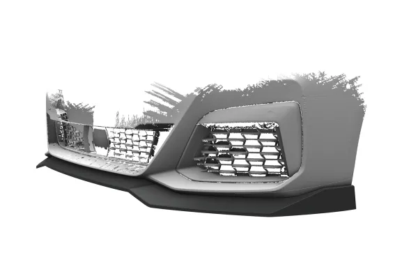 CSR Frontspoiler | Cup-Spoilerlippe mit ABE für BMW 5er G30/G31 M-Paket LCI CSL646-S strukturiert schwarz matt (keine Lackierung erforderlich)