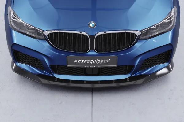 CSR Frontspoiler | Cup-Spoilerlippe mit ABE für BMW 6er G32 CSL893-S strukturiert schwarz matt (keine Lackierung erforderlich)