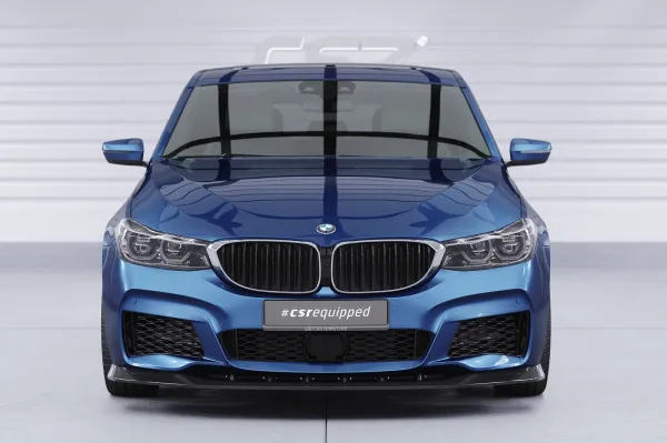 CSR Frontspoiler | Cup-Spoilerlippe mit ABE für BMW 6er G32 CSL893-S strukturiert schwarz matt (keine Lackierung erforderlich)