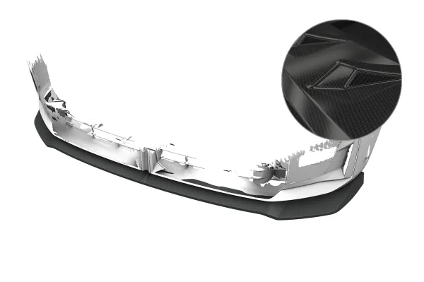 CSR Frontspoiler | Cup-Spoilerlippe mit ABE für BMW X3 G45 CSL980-C Carbon Look Hochglanz (keine Lackierung erforderlich)