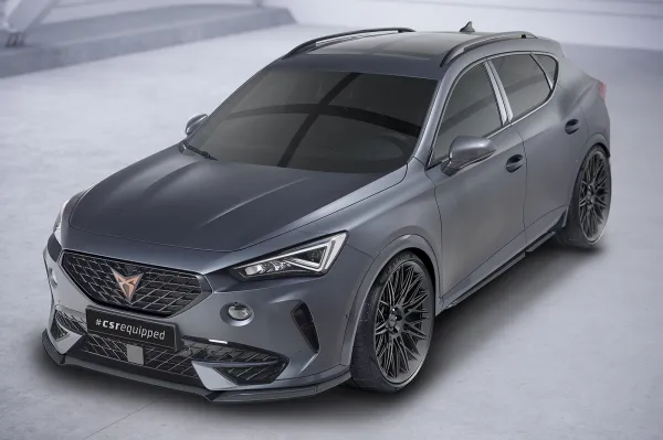CSR Frontspoiler | Cup-Spoilerlippe mit ABE für Cupra Formentor CSL541-L Lackierung erforderlich (unlackiert roh)