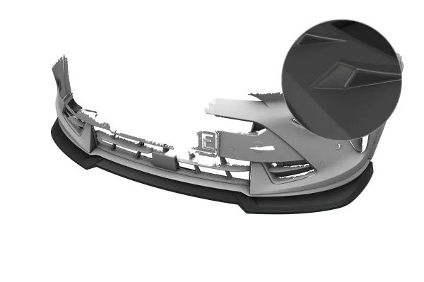 CSR Frontspoiler | Cup-Spoilerlippe mit ABE für Cupra Formentor CSL991-L Lackierung erforderlich (unlackiert roh)