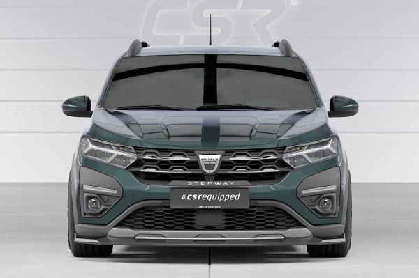 Frontspoiler | Cup-Spoilerlippe mit ABE für Dacia Sandero Stepway CSL654-L Lackierung erforderlich (unlackiert roh)