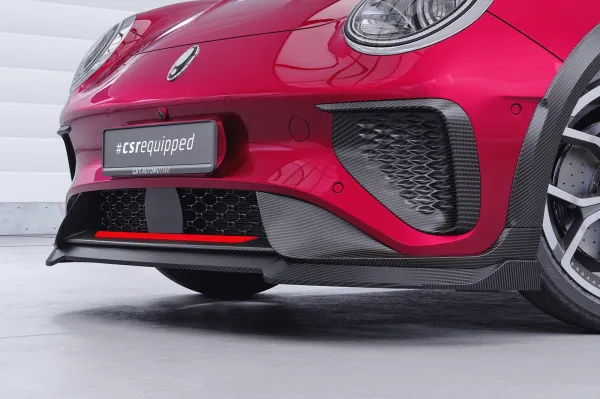 CSR Frontspoiler | Cup-Spoilerlippe mit ABE für GWM ORA Funky Cat / Haomao GT CSL848-S strukturiert schwarz matt (keine Lackierung erforderlich)