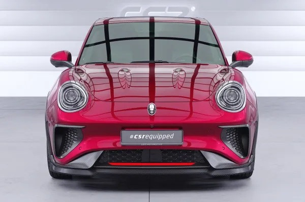 CSR Frontspoiler | Cup-Spoilerlippe mit ABE für GWM ORA Funky Cat / Haomao GT CSL848-C Carbon Look Hochglanz (keine Lackierung erforderlich)