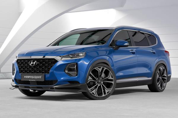 CSR Frontspoiler | Cup-Spoilerlippe mit ABE für Hyundai Santa Fe (Typ TM) CSL987-L Lackierung erforderlich (unlackiert roh)