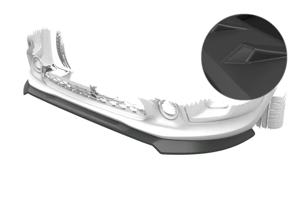 CSR Frontspoiler | Cup-Spoilerlippe mit ABE für Jeep Renegade CSL961-L Lackierung erforderlich (unlackiert roh)