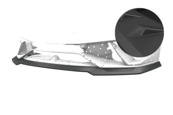 CSR Frontspoiler | Cup-Spoilerlippe mit ABE für Lamborghini Huracán Performante CSL963-L Lackierung erforderlich (unlackiert roh)