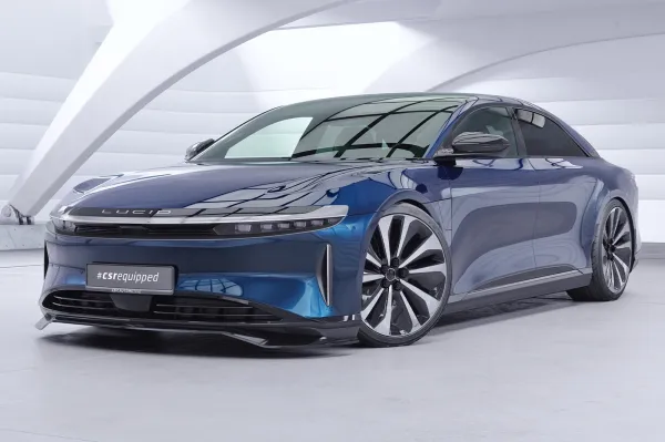 CSR Frontspoiler | Cup-Spoilerlippe mit ABE für Lucid Air CSL983-L Lackierung erforderlich (unlackiert roh)
