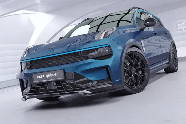 CSR Frontspoiler | Cup-Spoilerlippe mit ABE für Lynk & Co 1 CSL790-L Lackierung erforderlich (unlackiert roh)