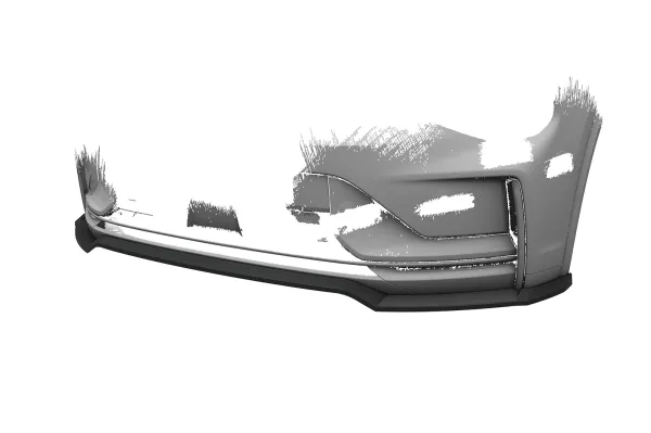 CSR Frontspoiler | Cup-Spoilerlippe mit ABE für Lynk & Co 1 CSL790-S strukturiert schwarz matt (keine Lackierung erforderlich)