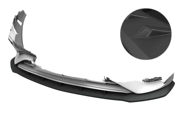 CSR Frontspoiler | Cup-Spoilerlippe mit ABE für Mercedes-Benz A-Klasse W177 AMG / AMG-Line CSL024-L Lackierung erforderlich (unlackiert roh)