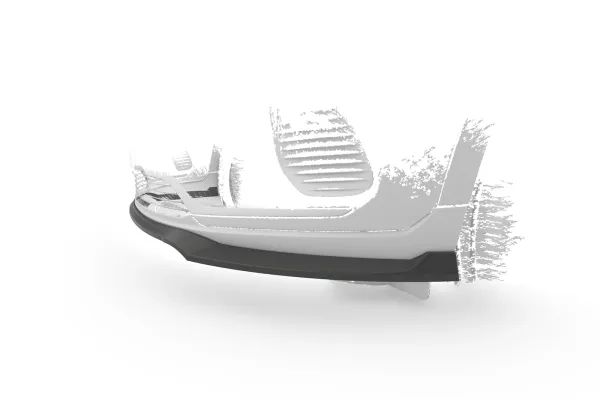 CSR Frontspoiler | Cup-Spoilerlippe mit ABE für Mercedes-Benz EQA (H243) CSL686-S strukturiert schwarz matt (keine Lackierung erforderlich)