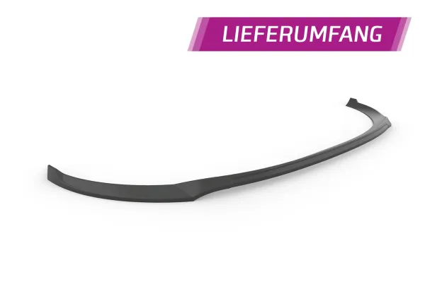 CSR Frontspoiler | Cup-Spoilerlippe mit ABE für Mercedes-Benz EQA (H243) CSL686-S strukturiert schwarz matt (keine Lackierung erforderlich)