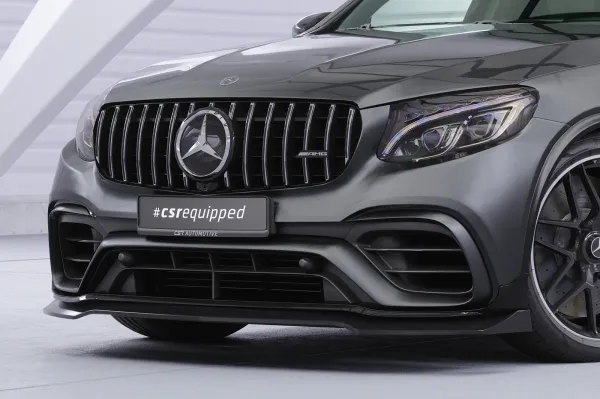 CSR Frontspoiler | Cup-Spoilerlippe mit ABE für Mercedes Benz GLC X253 / C253 CSL896-L Lackierung erforderlich (unlackiert roh)