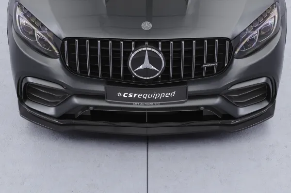 CSR Frontspoiler | Cup-Spoilerlippe mit ABE für Mercedes Benz GLC X253 / C253 CSL896-L Lackierung erforderlich (unlackiert roh)
