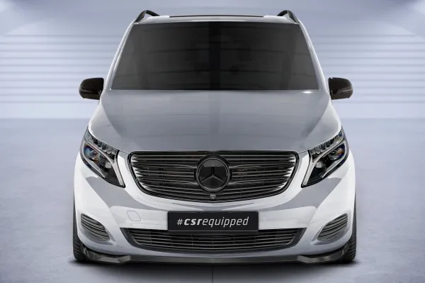 CSR Frontspoiler | Cup-Spoilerlippe mit ABE für Mercedes-Benz V-Klasse 447 CSL538-L Lackierung erforderlich (unlackiert roh)