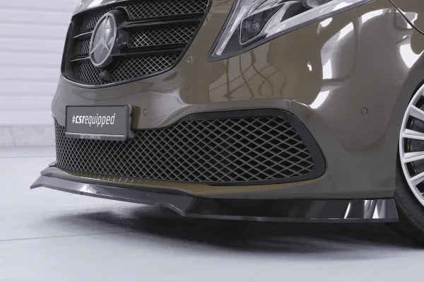 CSR Frontspoiler | Cup-Spoilerlippe mit ABE für Mercedes-Benz V-Klasse 447 / EQV CSL880-L Lackierung erforderlich (unlackiert roh)