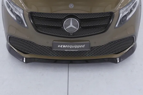 CSR Frontspoiler | Cup-Spoilerlippe mit ABE für Mercedes-Benz V-Klasse 447 / EQV CSL880-L Lackierung erforderlich (unlackiert roh)