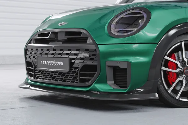 CSR Frontspoiler | Cup-Spoilerlippe mit ABE für Mini Cooper S F66 JCW CSL936-L Lackierung erforderlich (unlackiert roh)