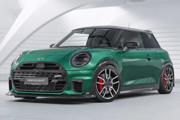 CSR Frontspoiler | Cup-Spoilerlippe mit ABE für Mini Cooper S F66 JCW CSL936-L Lackierung erforderlich (unlackiert roh)