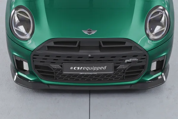CSR Frontspoiler | Cup-Spoilerlippe mit ABE für Mini Cooper S F66 JCW CSL936-S strukturiert schwarz matt (keine Lackierung erforderlich)