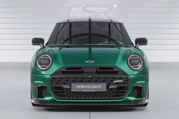 CSR Frontspoiler | Cup-Spoilerlippe mit ABE für Mini Cooper S F66 JCW CSL936-S strukturiert schwarz matt (keine Lackierung erforderlich)