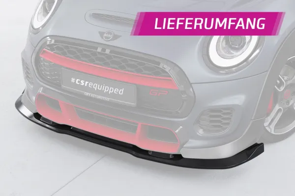 CSR Frontspoiler | Cup-Spoilerlippe mit ABE für Mini F56 JCW GP CSL774-L Lackierung erforderlich (unlackiert roh)