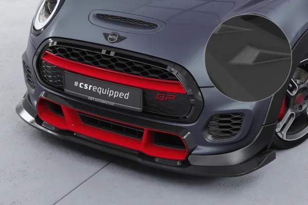 CSR Frontspoiler | Cup-Spoilerlippe mit ABE für Mini F56 JCW GP CSL774-S strukturiert schwarz matt (keine Lackierung erforderlich)