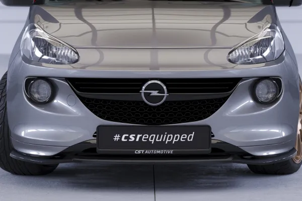 CSR Frontspoiler | Cup-Spoilerlippe mit ABE für Opel Adam S CSL591-C Carbon Look Hochglanz (keine Lackierung erforderlich)