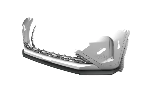 CSR Frontspoiler | Cup-Spoilerlippe mit ABE für Opel Frontera CSL025-L Lackierung erforderlich (unlackiert roh)