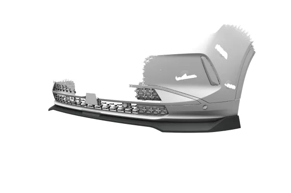 CSR Frontspoiler | Cup-Spoilerlippe mit ABE für Opel Grandland (2. Gen) CSL996-G Glossy schwarz Hochglanz (keine Lackierung erforderlich)