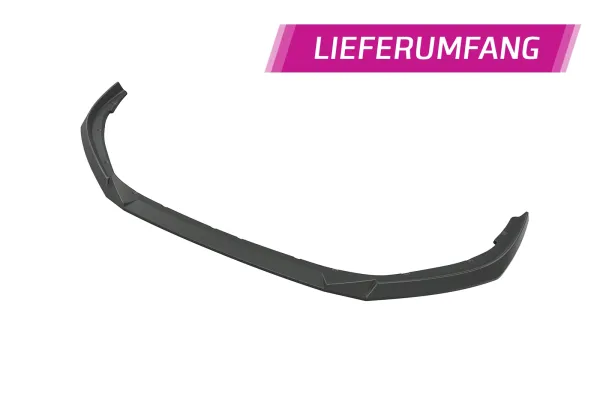 CSR Frontspoiler | Cup-Spoilerlippe mit ABE für Peugeot 508 CSL975-S strukturiert schwarz matt (keine Lackierung erforderlich)