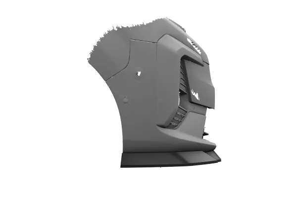 CSR Frontspoiler | Cup-Spoilerlippe mit ABE für Peugeot Traveller / E-Traveller / Expert / E-Expert CSL917-S strukturiert schwarz matt (keine Lackierung erforderlich)