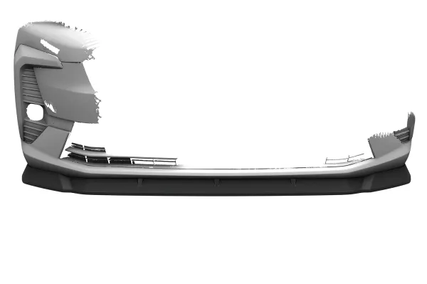 CSR Frontspoiler | Cup-Spoilerlippe mit ABE für Peugeot Traveller / E-Traveller / Expert / E-Expert CSL917-C Carbon Look Hochglanz (keine Lackierung erforderlich)