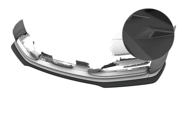 CSR Frontspoiler | Cup-Spoilerlippe mit ABE für Porsche 911/992 CSL988-L Lackierung erforderlich (unlackiert roh)