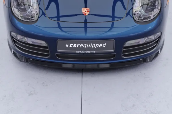 CSR Frontspoiler | Cup-Spoilerlippe mit ABE für Porsche 987 Boxster CSL597-L Lackierung erforderlich (unlackiert roh)