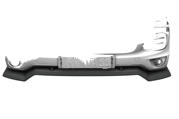 CSR Frontspoiler | Cup-Spoilerlippe mit ABE für Porsche Cayenne (Typ 92A) CSL966-G Glossy schwarz Hochglanz (keine Lackierung erforderlich)