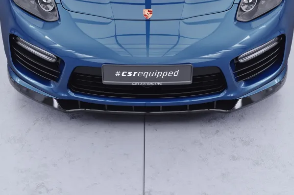 CSR Frontspoiler | Cup-Spoilerlippe mit ABE für Porsche Panamera 1 CSL371-L Lackierung erforderlich (unlackiert roh)