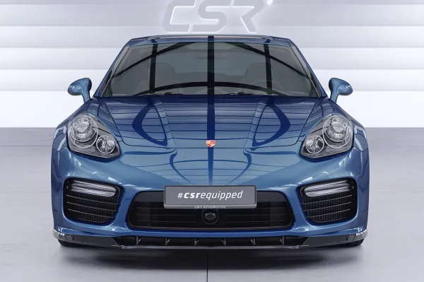 CSR Frontspoiler | Cup-Spoilerlippe mit ABE für Porsche Panamera 1 CSL371-L Lackierung erforderlich (unlackiert roh)