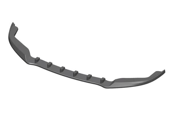 CSR Frontspoiler | Cup-Spoilerlippe mit ABE für Porsche Panamera 1 GTS/Turbo CSL371-G Glossy schwarz Hochglanz (keine Lackierung erforderlich)