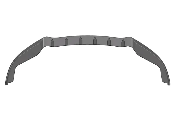 CSR Frontspoiler | Cup-Spoilerlippe mit ABE für Porsche Panamera 1 GTS/Turbo CSL371-G Glossy schwarz Hochglanz (keine Lackierung erforderlich)