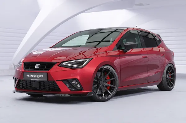 CSR Frontspoiler | Cup-Spoilerlippe mit ABE für Seat Ibiza 5 (6F) CSL918-L Lackierung erforderlich (unlackiert roh)