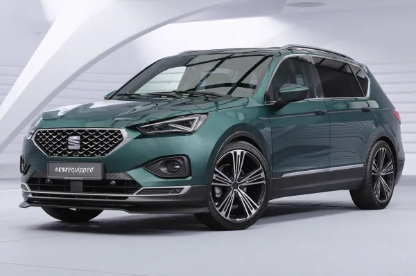 CSR Frontspoiler | Cup-Spoilerlippe mit ABE für Seat Tarraco CSL946-L Lackierung erforderlich (unlackiert roh)