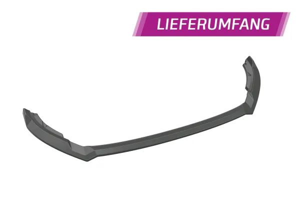 CSR Frontspoiler | Cup-Spoilerlippe mit ABE für Skoda Fabia 3 (Typ NJ) CSL631-S strukturiert schwarz matt (keine Lackierung erforderlich)