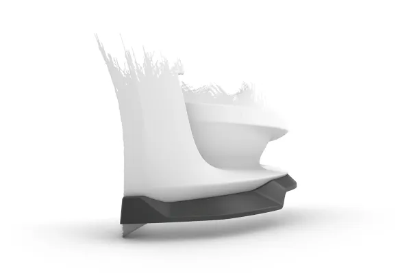 CSR Frontspoiler | Cup-Spoilerlippe mit ABE für Tesla Model 3 CSL701-S strukturiert schwarz matt (keine Lackierung erforderlich)