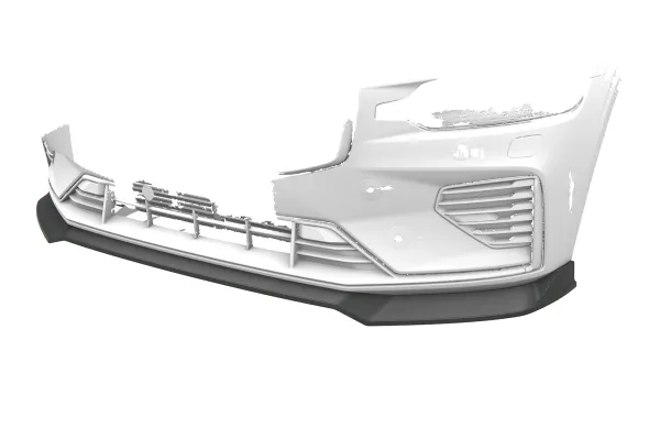 CSR Frontspoiler | Cup-Spoilerlippe mit ABE für Volvo S60 (3.Gen) CSL939-S strukturiert schwarz matt (keine Lackierung erforderlich)