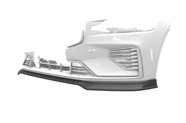 CSR Frontspoiler | Cup-Spoilerlippe mit ABE für Volvo S60 (3.Gen) CSL939-S strukturiert schwarz matt (keine Lackierung erforderlich)