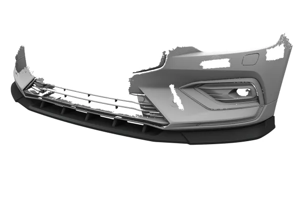 CSR Frontspoiler | Cup-Spoilerlippe mit ABE für Volvo S60 (3. Gen) / V60 (2. Gen) CSL830-C Carbon Look Hochglanz (keine Lackierung erforderlich)